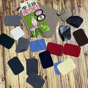 Lot Of Vintage Iron On Jean Patches