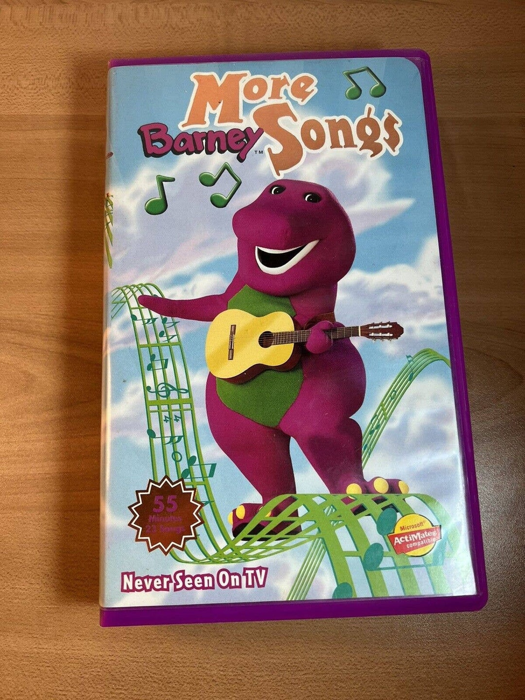 Barney More Barney Songs VHS Tape Show Never Seen on TV Clamshell Case