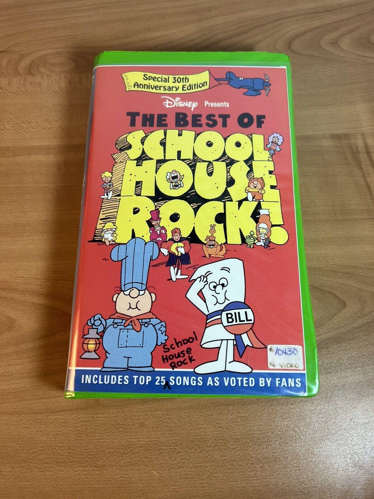 The Best of School House Rock VHS Tape 2002 Top 25 Songs