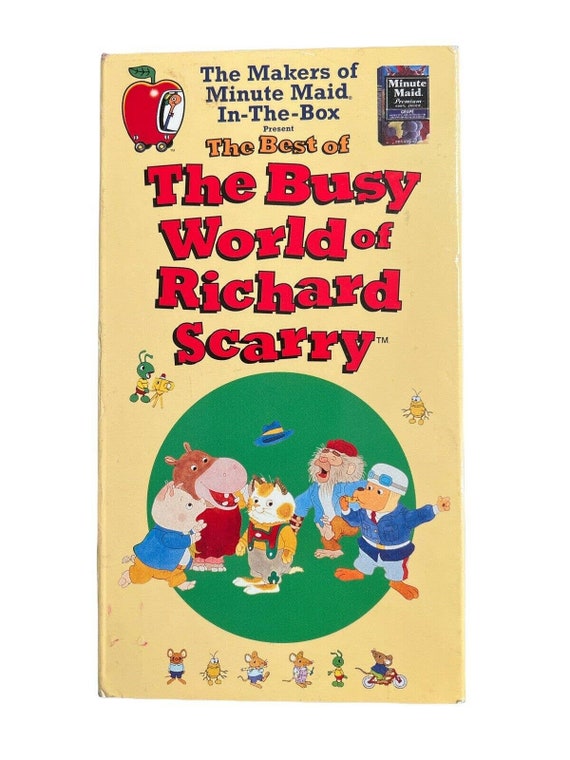 The Best of the Busy World of Richard Scarry VHS, 1995 