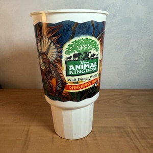 Vintage 1997 Animal Kingdom Plastic Cup Collectible