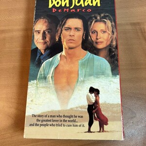 Don Juan de Marco (VHS, 1995)• PG13• New Line Home Video