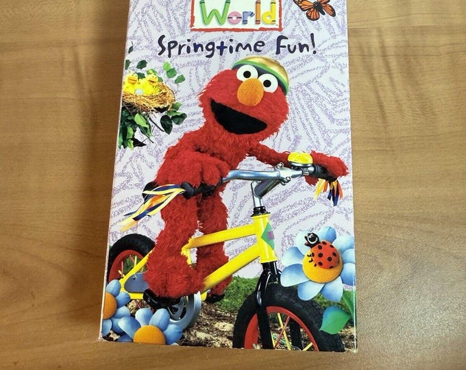 Elmos World - Springtime Fun (VHS, 2002) Sesame Street Sony Wonder 50 ...