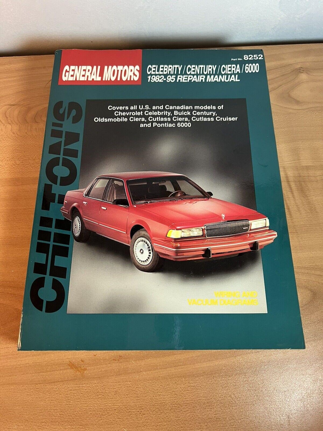 Big Cilton's GM Celebrity/century/cutlass Ciera/6000 1982-95 REPAIR MANUAL  8252 - Etsy, image size:1080x1440