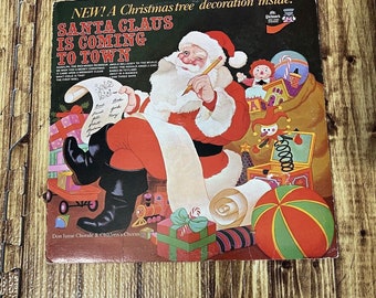 Santa Claus Is Coming To Town Christmas Don Janse Vinyl 12" Mr. Pickwick Vintage