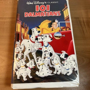 101 Dalmatians (VHS, 1992) Black Diamond Collectable Clamshell