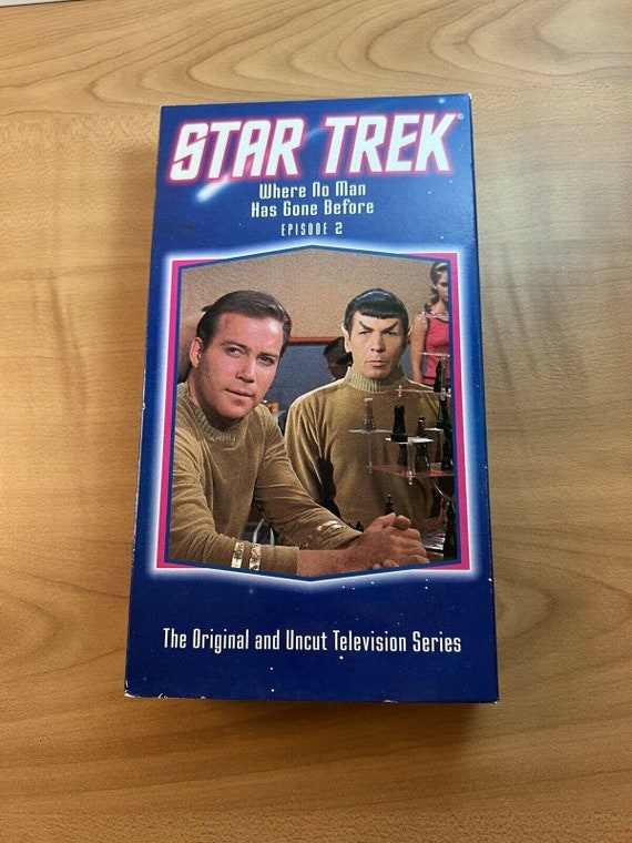 Star Trek VHS Tape Where No Man Has Gone Before Episode 2 1991