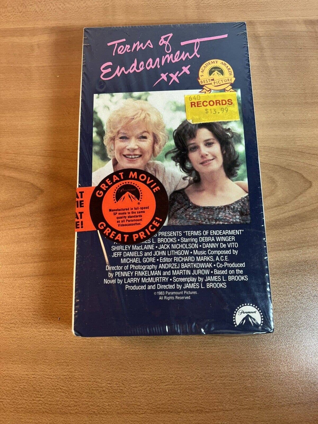 Terms of Endearment (VHS, 1996) New Factory Sealed - Etsy
