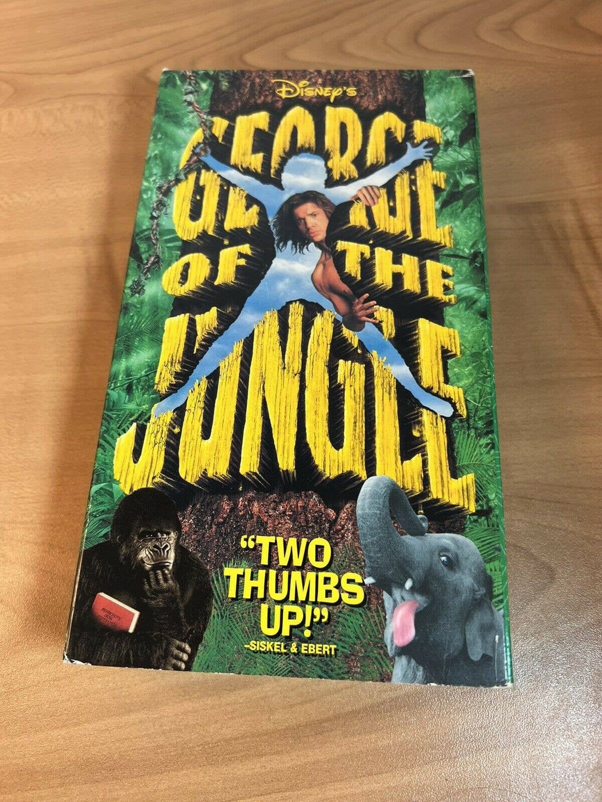 George Of The Jungle VHS VCR Video Tape Used Brendan Fraser