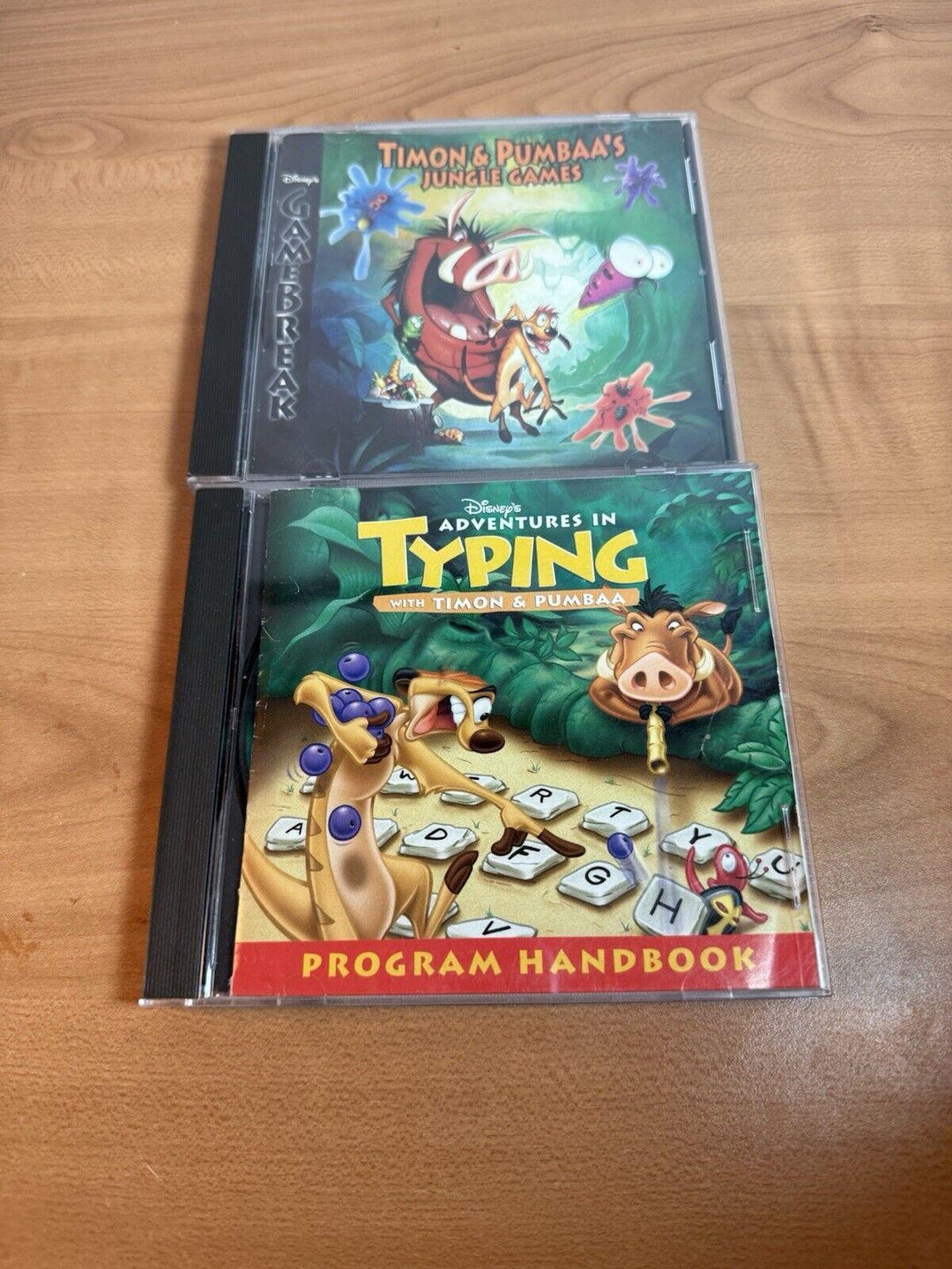 Disney Timon Pumbaa Jungle Games & Adventures in Typing PC Games 1990s ...