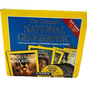 Complete National Geographic Magazine 110 Years 31 CD-ROM Set