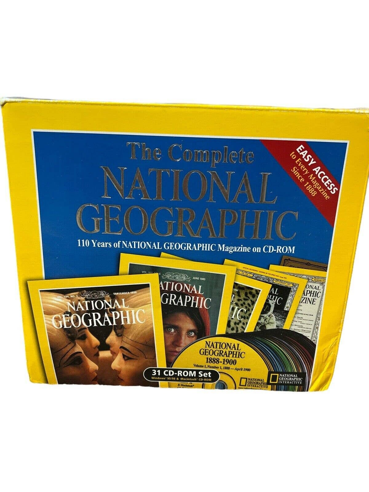 Complete National Geographic Magazine 110 Years 31 CD-ROM Set 
