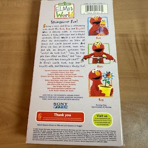 Elmos World - Springtime Fun (VHS, 2002) Sesame Street Sony Wonder 50 ...