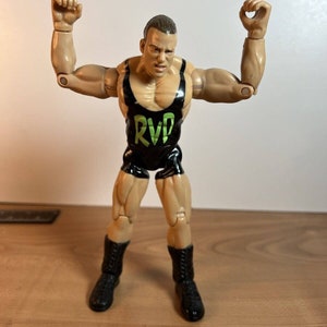 RVD Rob Van Dam WWF Jakks 1999 Titan Tron Live Figure WWE Vintage 7&quot;