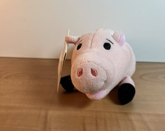 Vintage The Disney Store Hamm Plush Mini Bean Bag Peluche Animal Toy 7"