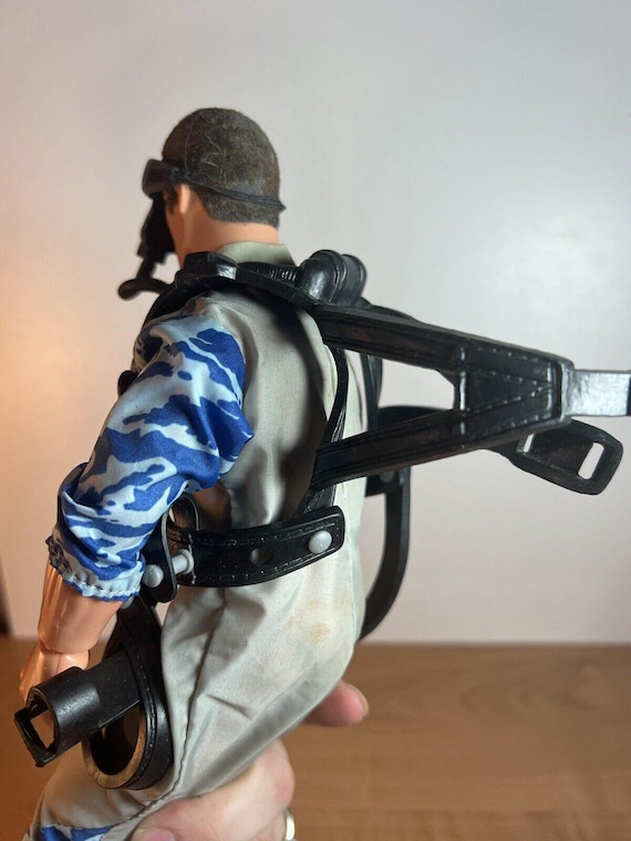 1996 Hasbro International 12” GI Joe Flocked Hair Flight Suit Gear