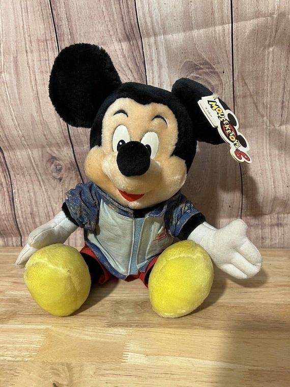Buy 1990s Mouseketoys Mickey Mouse Plush W tag WDW W Jacket