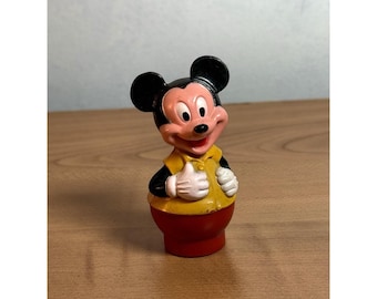 Vintage Mickey Mouse Figure 2.75”