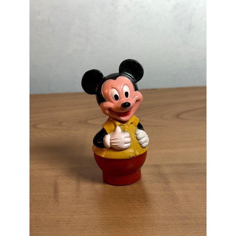 Vintage Mickey Mouse Figure 2.75” image 1