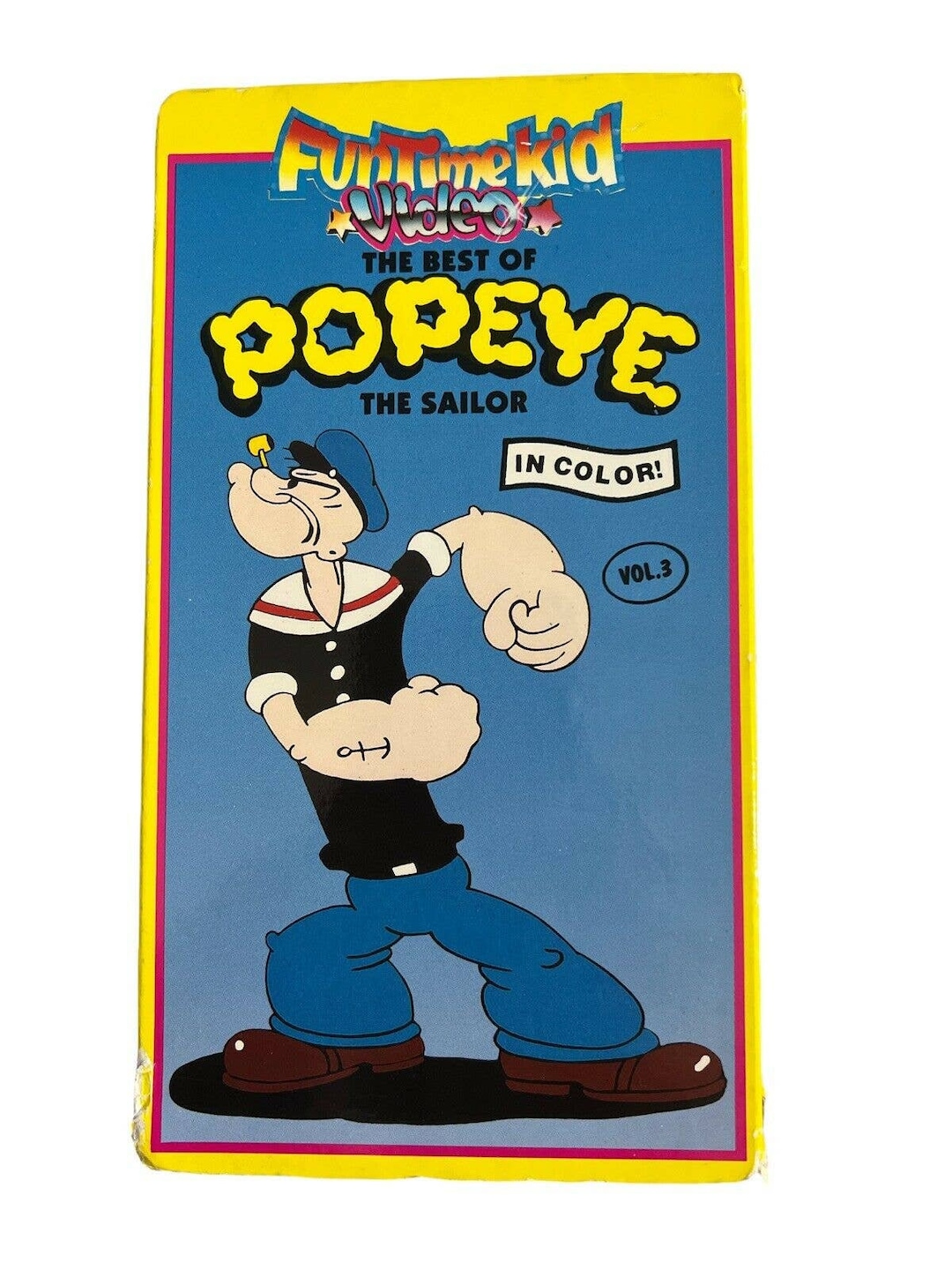 The Best of Popeye the Sailor in Color 1988 VHS - Fun Time