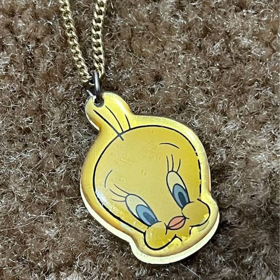 1990s Tweety Bird Necklace Warner Bros - Etsy