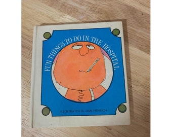 Fun Things To Do In The Hospital Dan Henrich 1969 American Greetings Get Well Hardcover boek