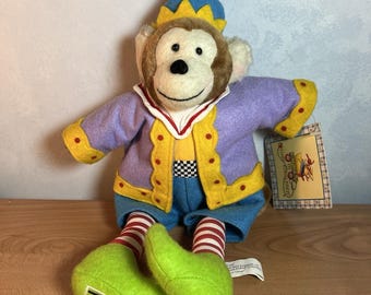 Neu mit Etikett Sammler Cuties von Mary Engelbreit JoJo The Monkey Plüsch Vintage 1999