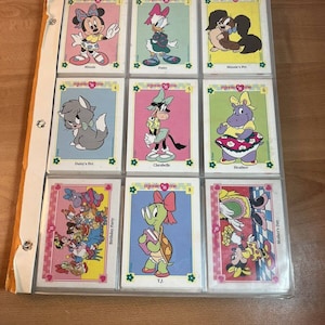 Disney Minnie N Me 1991 Impel Incomplete Base Card Set  160+ cards