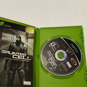 Tom Clancy's Splinter Cell Microsoft Xbox Video Game Complete 2002 image 7