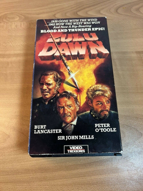 Zulu Dawn VHS Used Movie VCR Video Tape Burt Lancastor 1986 Video