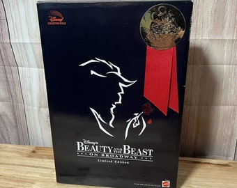 Beauty & Beast on Broadway Belle 19844 Disney Bear Doll Convention 1998 Barbie