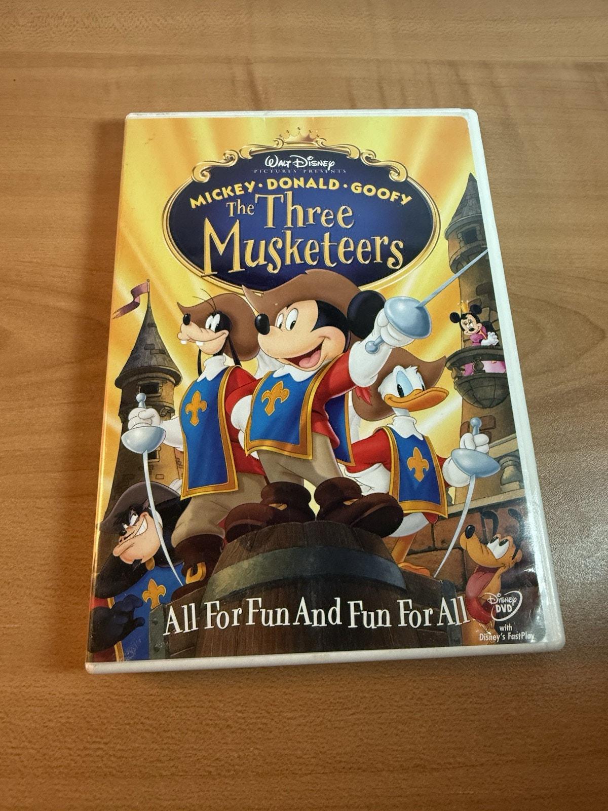 ウォルト・ディズニー 三銃士 ミッキー ドナルド グーフィー DVD 映画