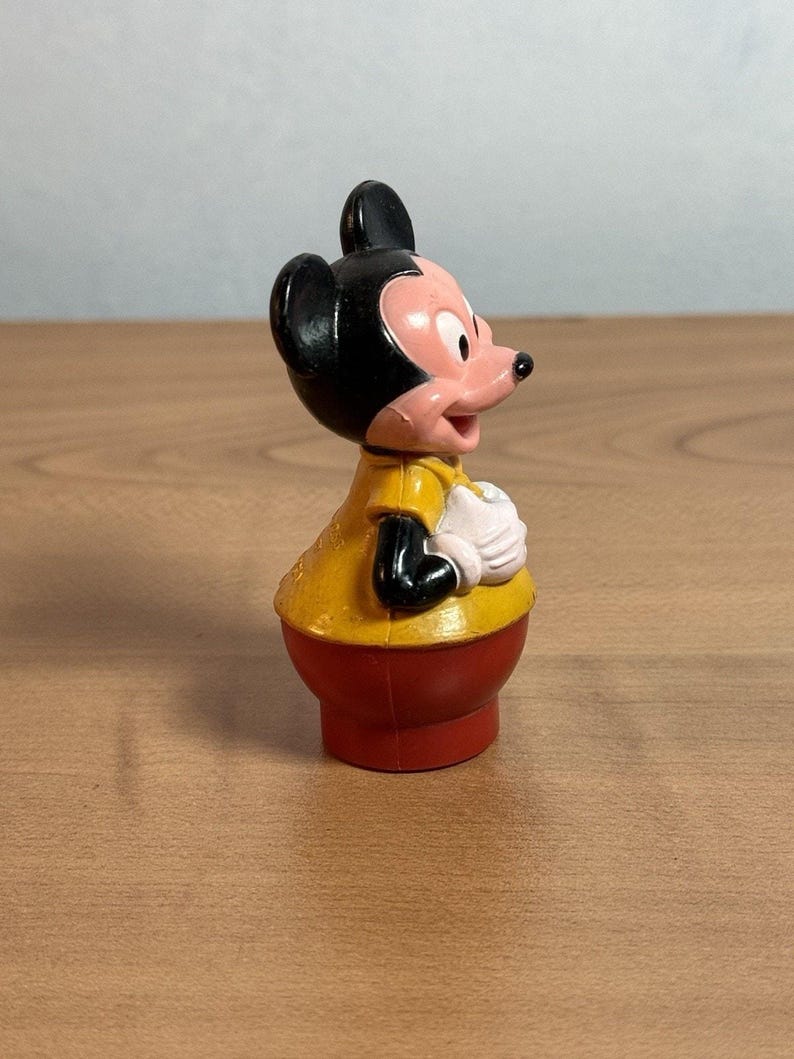 Vintage Mickey Mouse Figure 2.75” image 4
