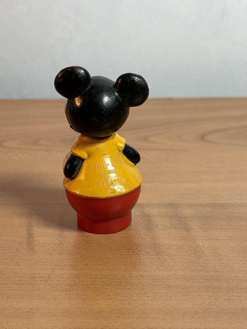 Vintage Mickey Mouse Figure 2.75” image 3