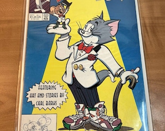 Harvey Classics 1st Issue Tom & Jerry Comic 32 pgs ET Beetlejuice Ads Sept 1991