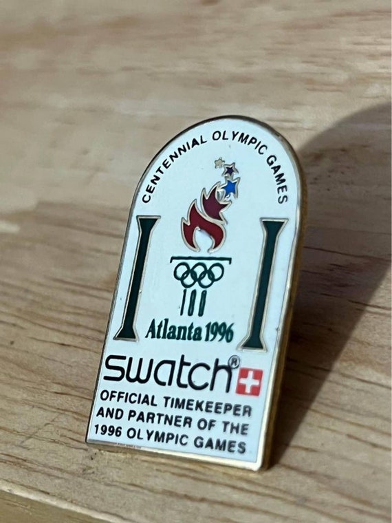Atlanta 1996 Olympics Olympic torch logo Swatch Offic… Gem