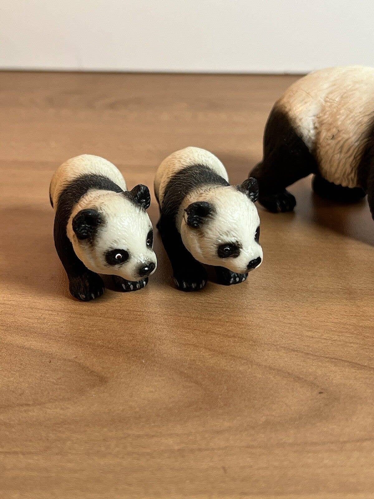 Schleich 4 Giant Pandas One W/ Bamboo Collectible Retired 2001 - Etsy