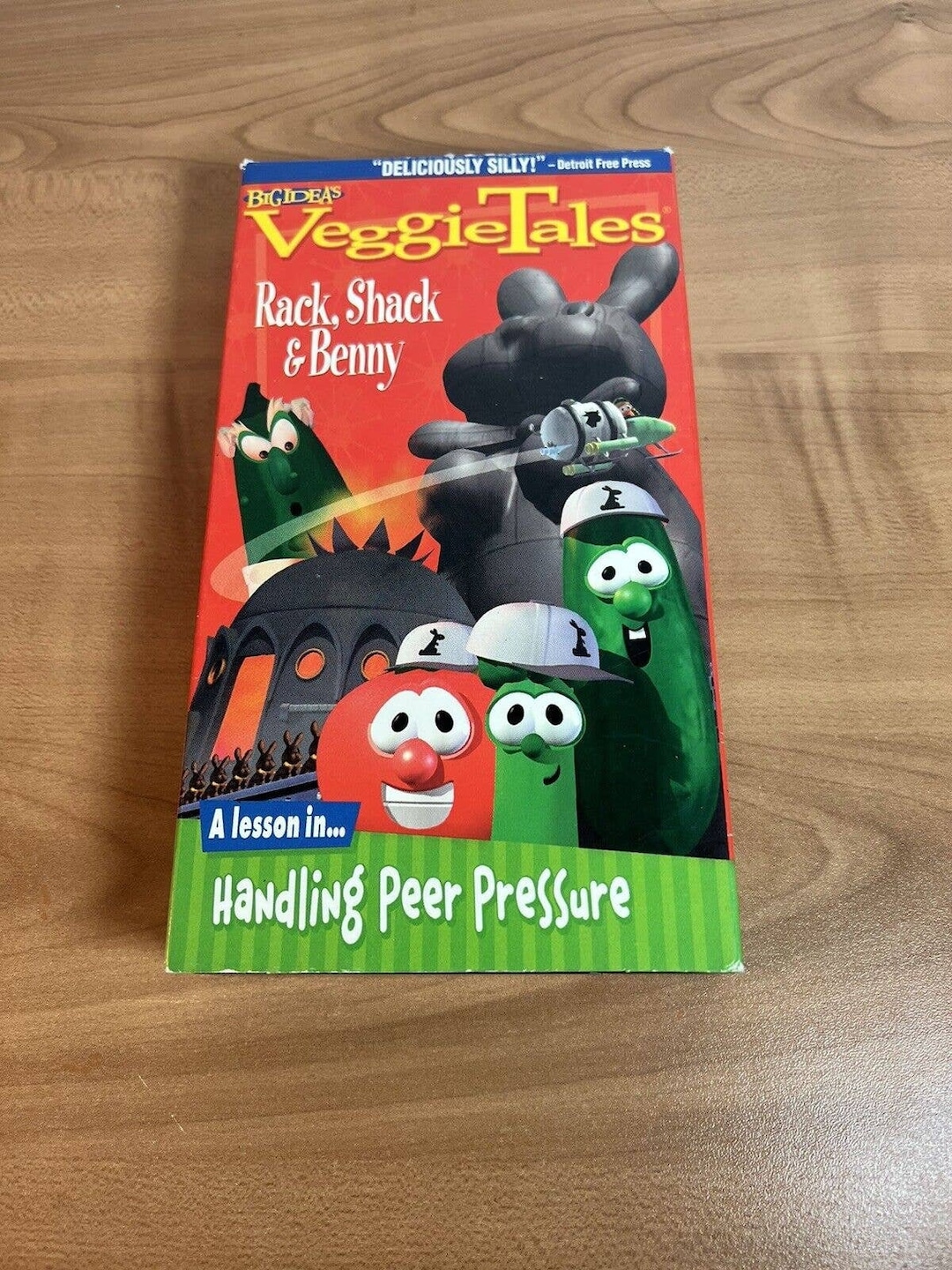 Veggietales Rack Shack and Benny VHS Tape 1998 Lesson on Handling Peer ...