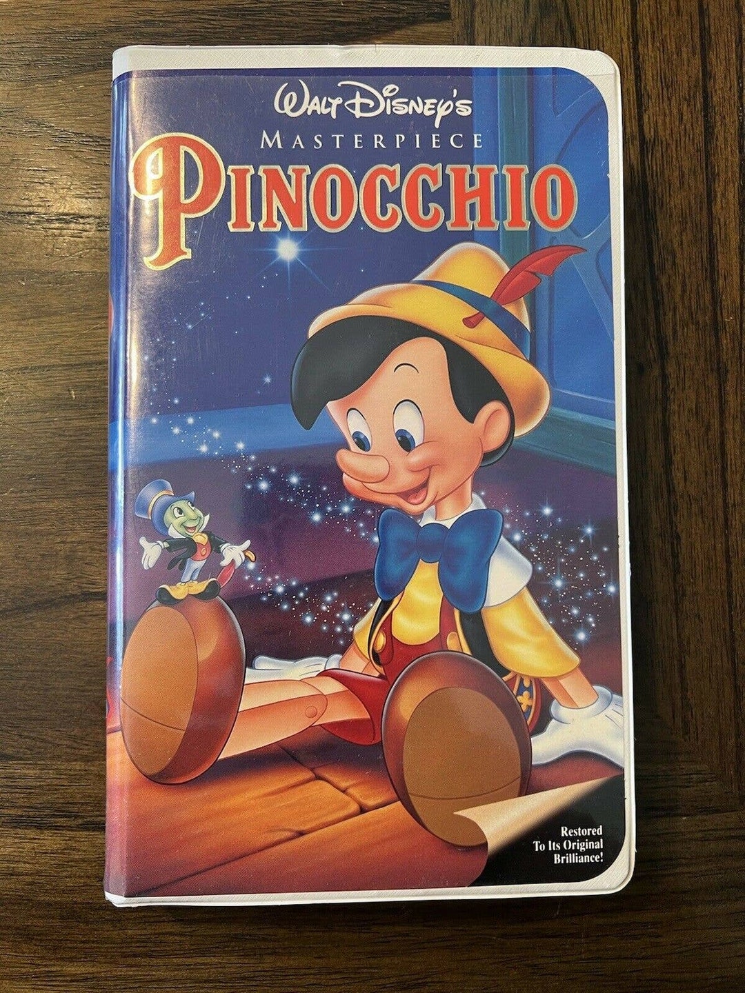 Pinocchio VHS 1993 Walt Disney’s Masterpiece Movie - Etsy
