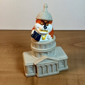 Vintage Burger King Kids Club - Capital Critters President Cat Toy 1992