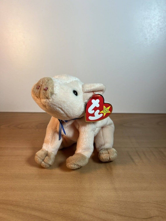 TY Beanie Baby KNUCKLES the Pig (5 Inch) 1999