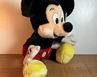 Vintage Disneyland Disney World Mouseketoys Mickey Mouse Plush 10”w/ Tag