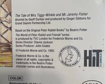 (未使用･未開封品)Tale of Mrs Tiggy-Winkle &amp; Mr Jeremy Fisher [DVD] il_fullxfull.3536623843_2l0s.jpg