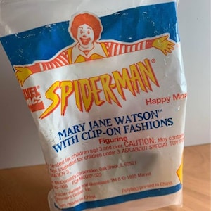 1994 McDonald's Happy Meal Spider-Man Toy Mary Jane Watson #5 New & Sealed VTG