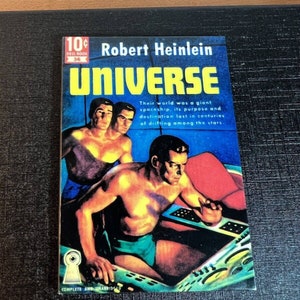 1995 Universe Robert Heinlein Magnet Jeffrey Luther/PC design 3.5x2”