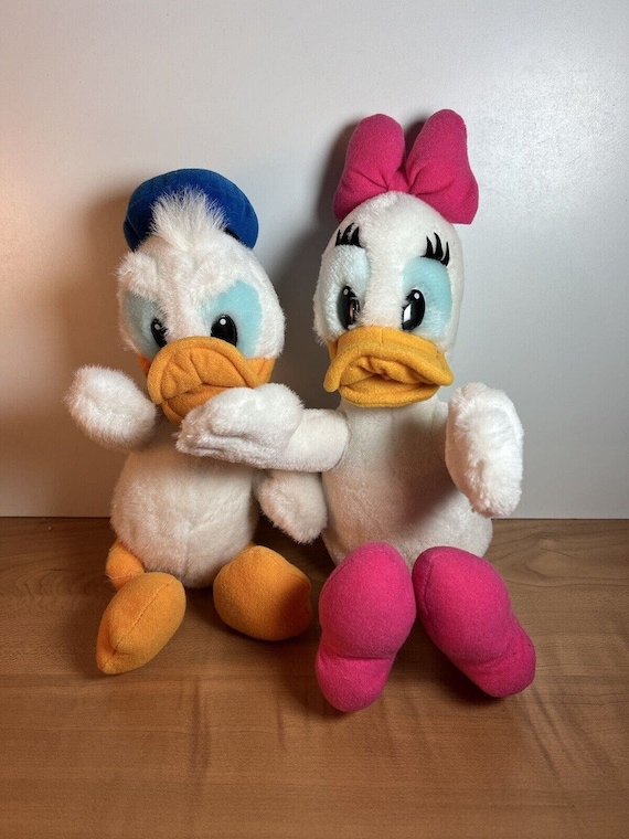 Disney サンアンドスター stuffed doll プーさん ヴィンテージ Vintage Disneyland Walt Disney Donald and Daisy Duck Plush Duo - Etsy