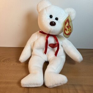 Ty Beanie Baby Valentino The Bear Collectible Plush Retired Vintage 1994
