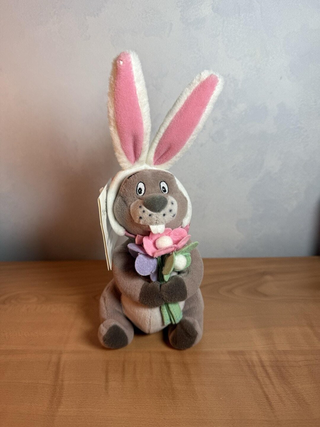 NWT the Disney Store Mini Bean Bag Easter Bunny Gopher 7” Rabbit ...