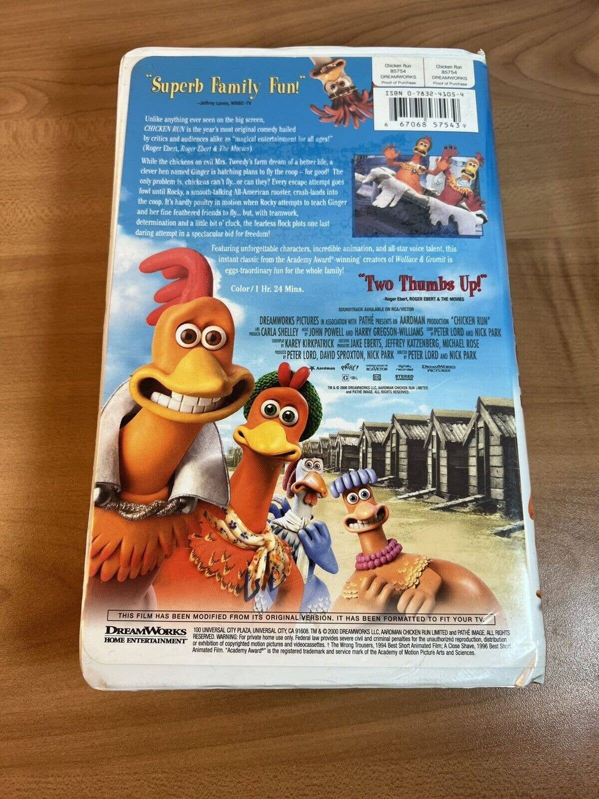 Chicken Run Vhs