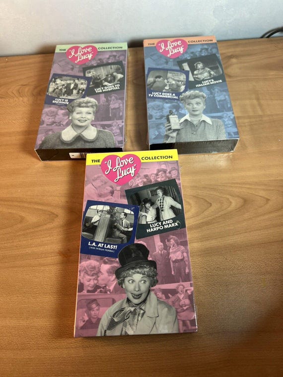Bundle of 3 I Love Lucy VHS New/sealed Vol 1,3,4 - Etsy